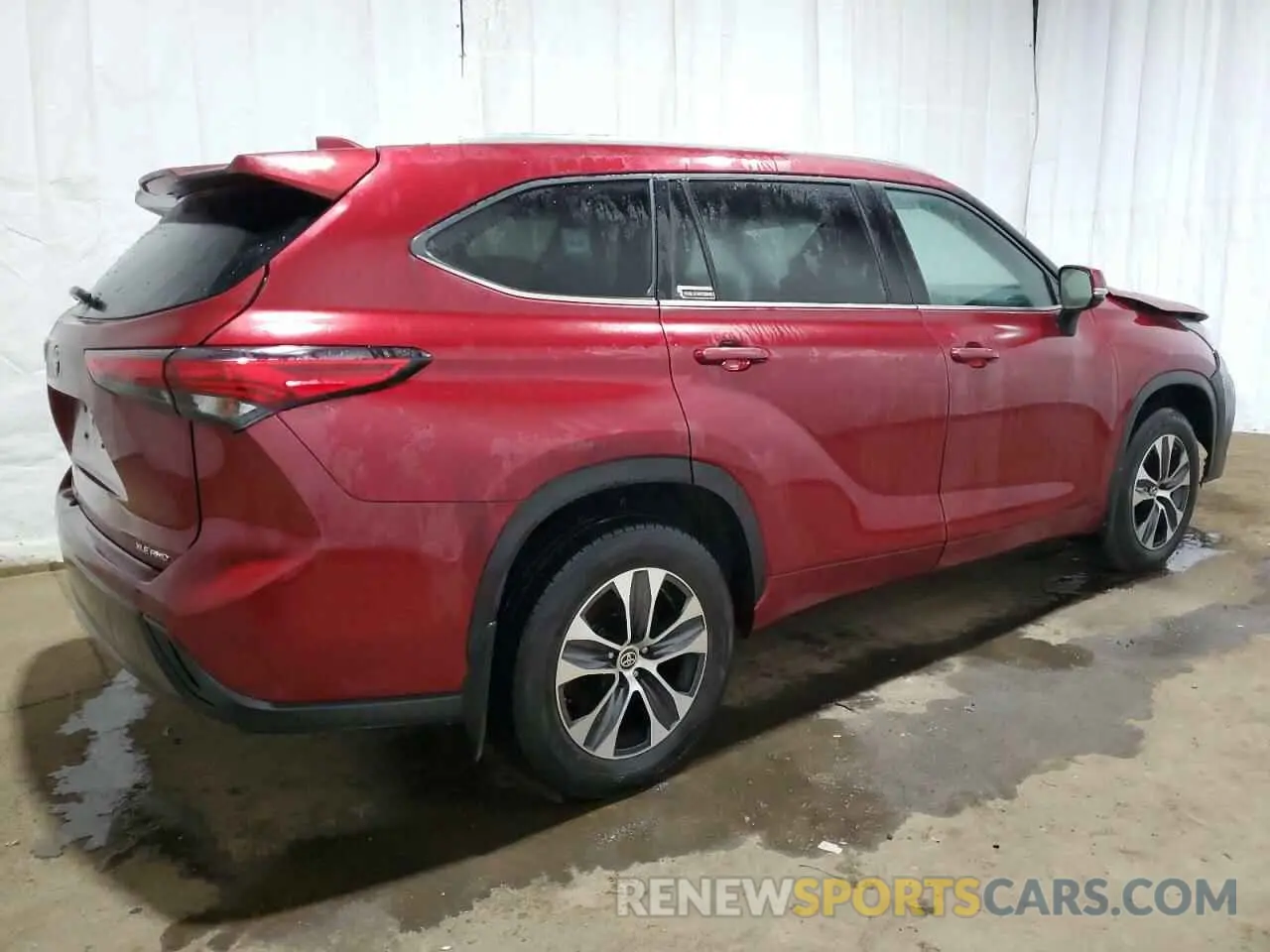 3 Фотография поврежденного автомобиля 5TDHZRBH2MS537617 TOYOTA HIGHLANDER 2021