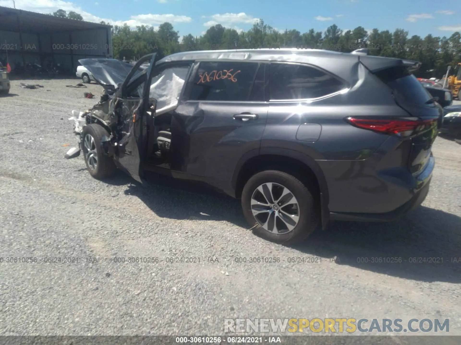 3 Фотография поврежденного автомобиля 5TDHZRBH4MS058583 TOYOTA HIGHLANDER 2021