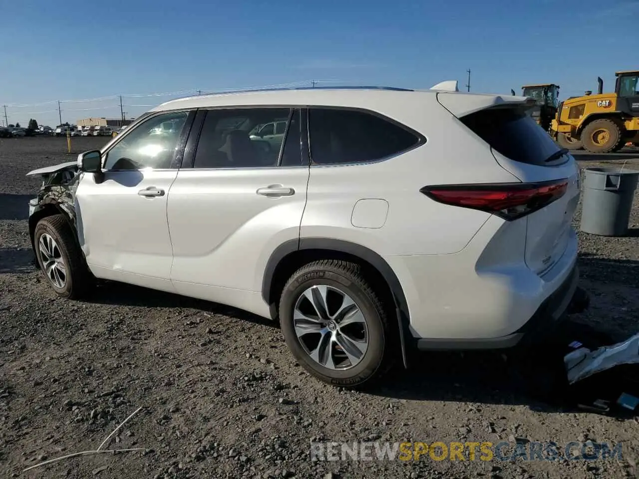 2 Фотография поврежденного автомобиля 5TDHZRBH4MS071897 TOYOTA HIGHLANDER 2021