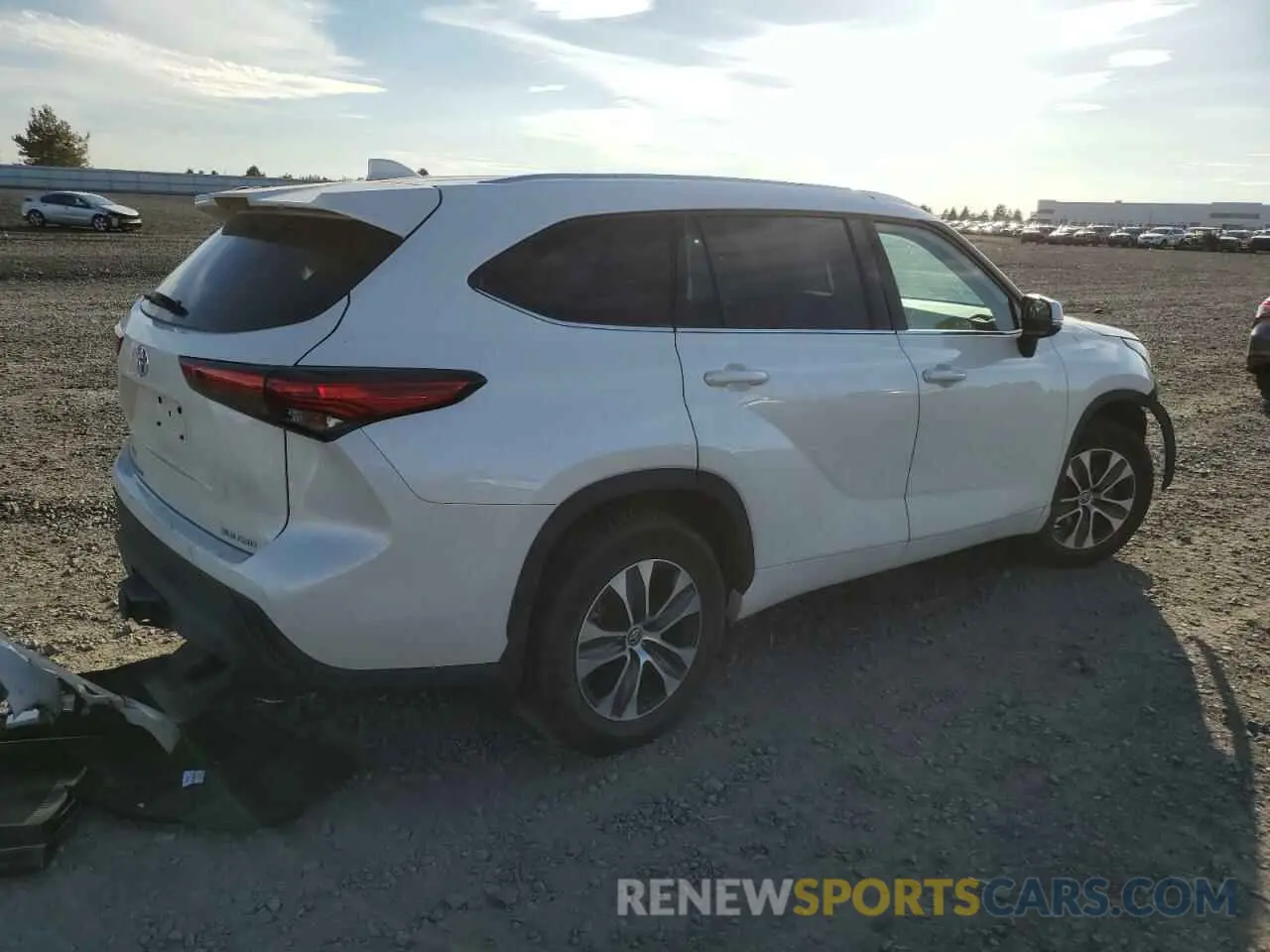 3 Фотография поврежденного автомобиля 5TDHZRBH4MS071897 TOYOTA HIGHLANDER 2021