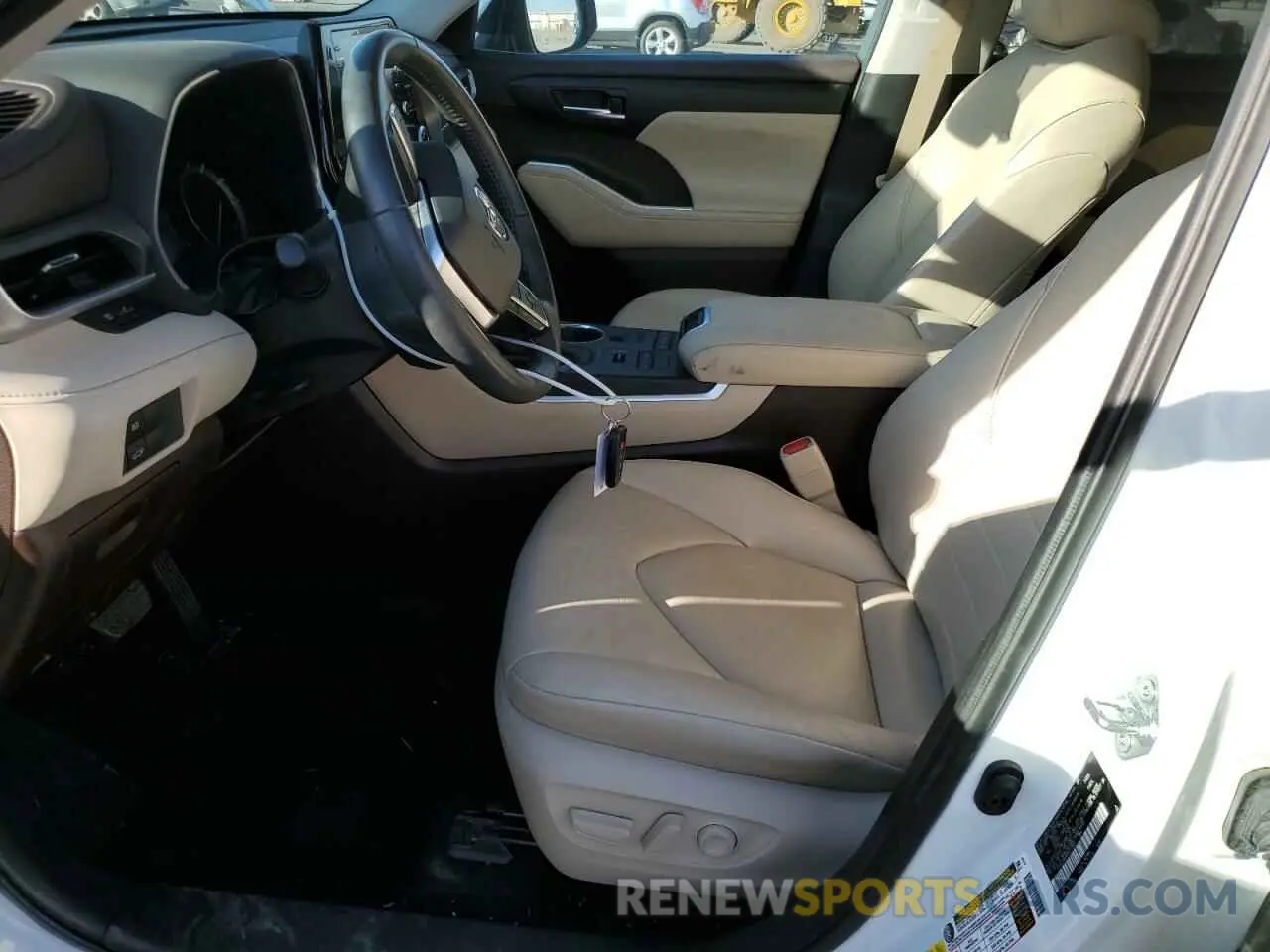 7 Фотография поврежденного автомобиля 5TDHZRBH4MS071897 TOYOTA HIGHLANDER 2021