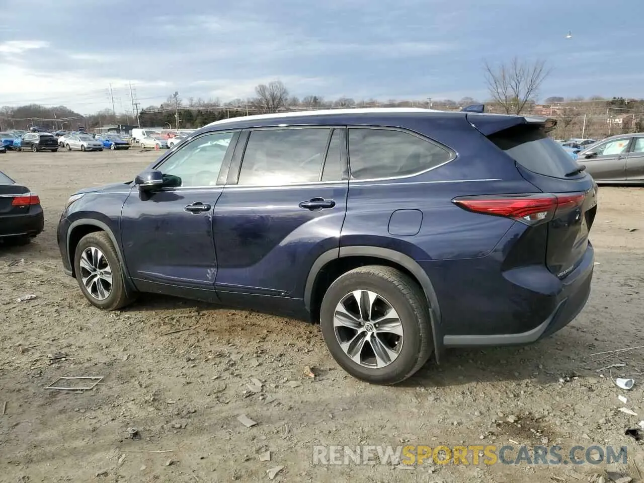 2 Photograph of a damaged car 5TDHZRBH4MS099134 TOYOTA HIGHLANDER 2021