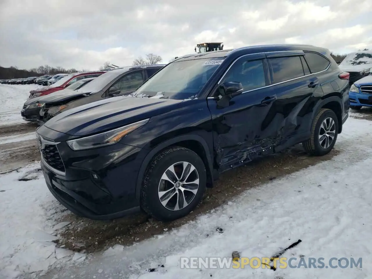 1 Фотография поврежденного автомобиля 5TDHZRBH5MS066112 TOYOTA HIGHLANDER 2021