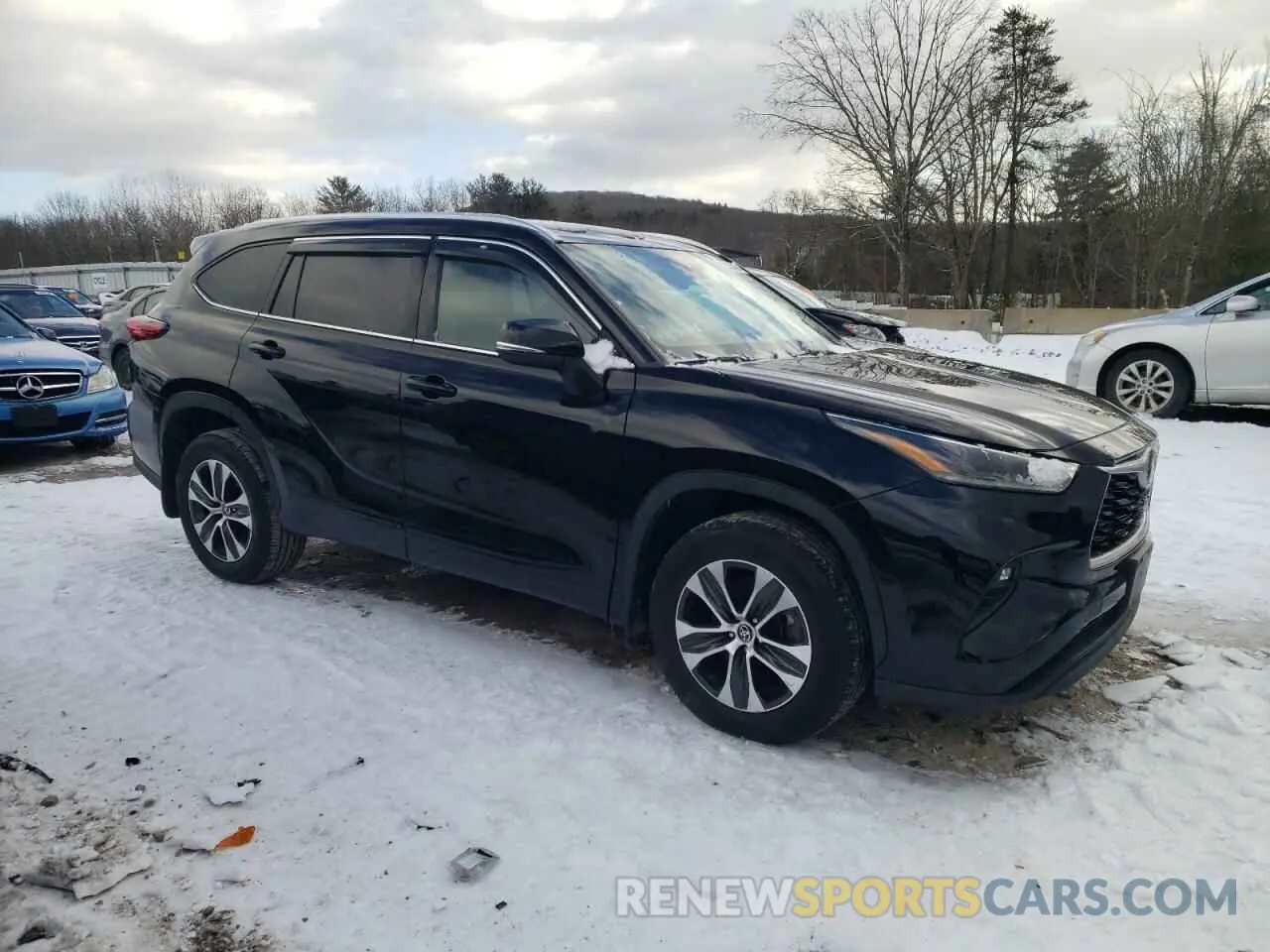 4 Фотография поврежденного автомобиля 5TDHZRBH5MS066112 TOYOTA HIGHLANDER 2021