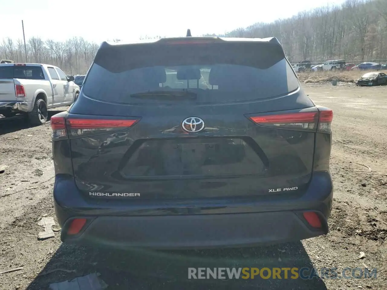 6 Photograph of a damaged car 5TDHZRBH5MS094640 TOYOTA HIGHLANDER 2021