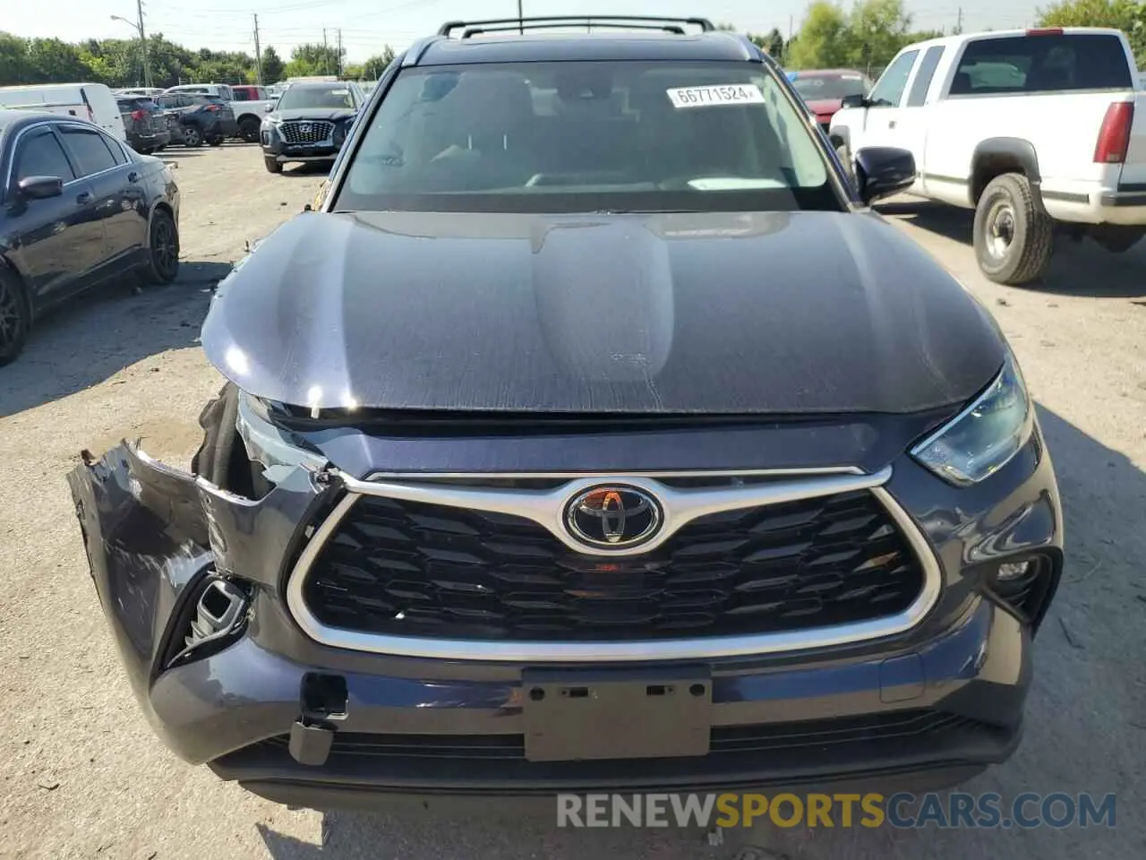 5 Photograph of a damaged car 5TDHZRBH5MS153606 TOYOTA HIGHLANDER 2021