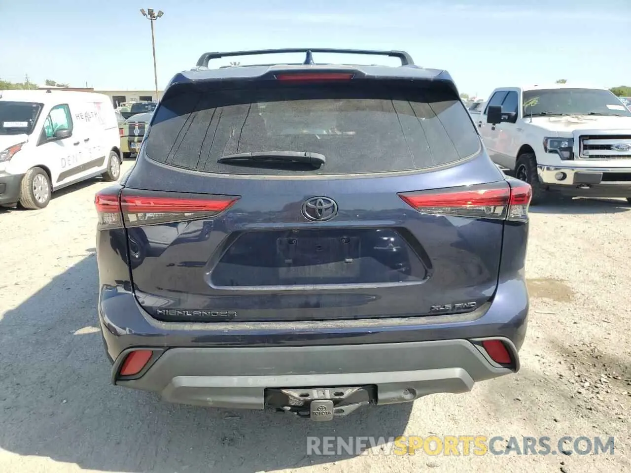 6 Photograph of a damaged car 5TDHZRBH5MS153606 TOYOTA HIGHLANDER 2021