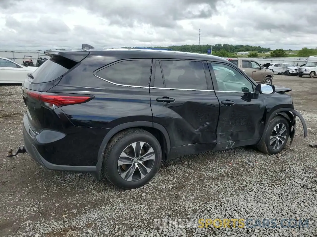 3 Photograph of a damaged car 5TDHZRBH6MS541086 TOYOTA HIGHLANDER 2021