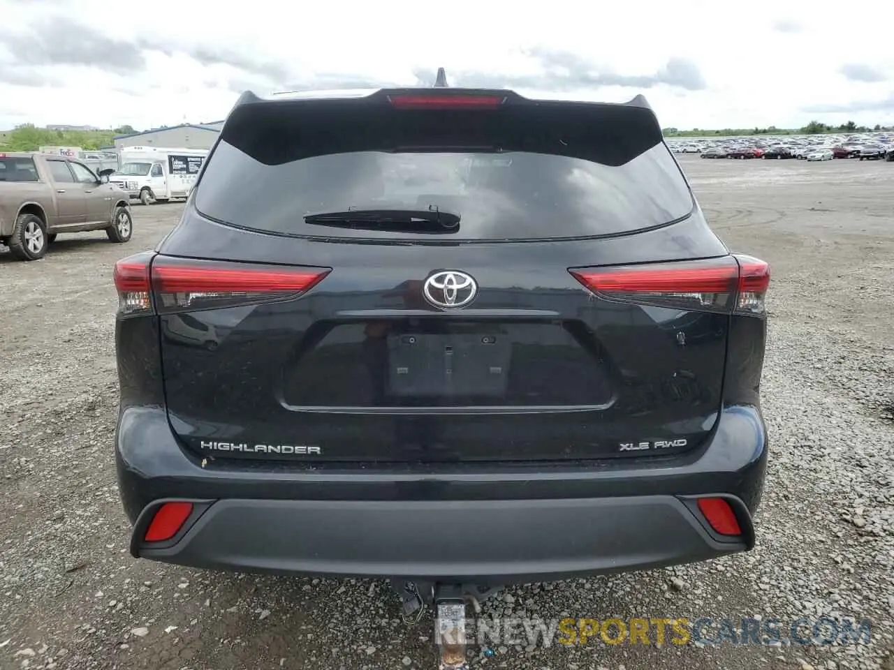 6 Photograph of a damaged car 5TDHZRBH6MS541086 TOYOTA HIGHLANDER 2021