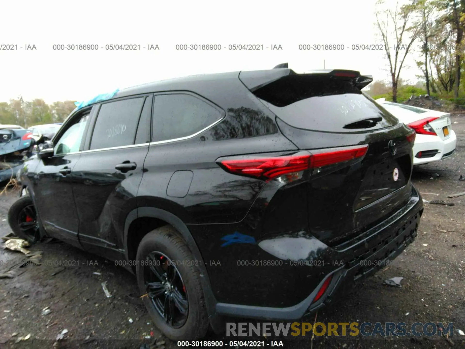 3 Photograph of a damaged car 5TDHZRBH7MS079119 TOYOTA HIGHLANDER 2021