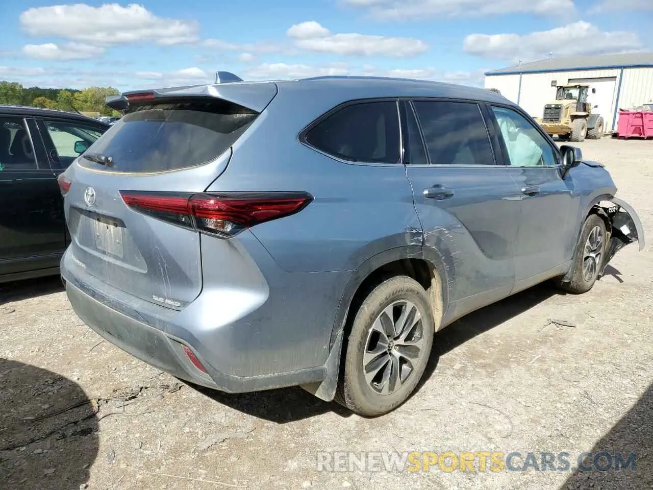 4 Фотография поврежденного автомобиля 5TDHZRBH7MS139190 TOYOTA HIGHLANDER 2021