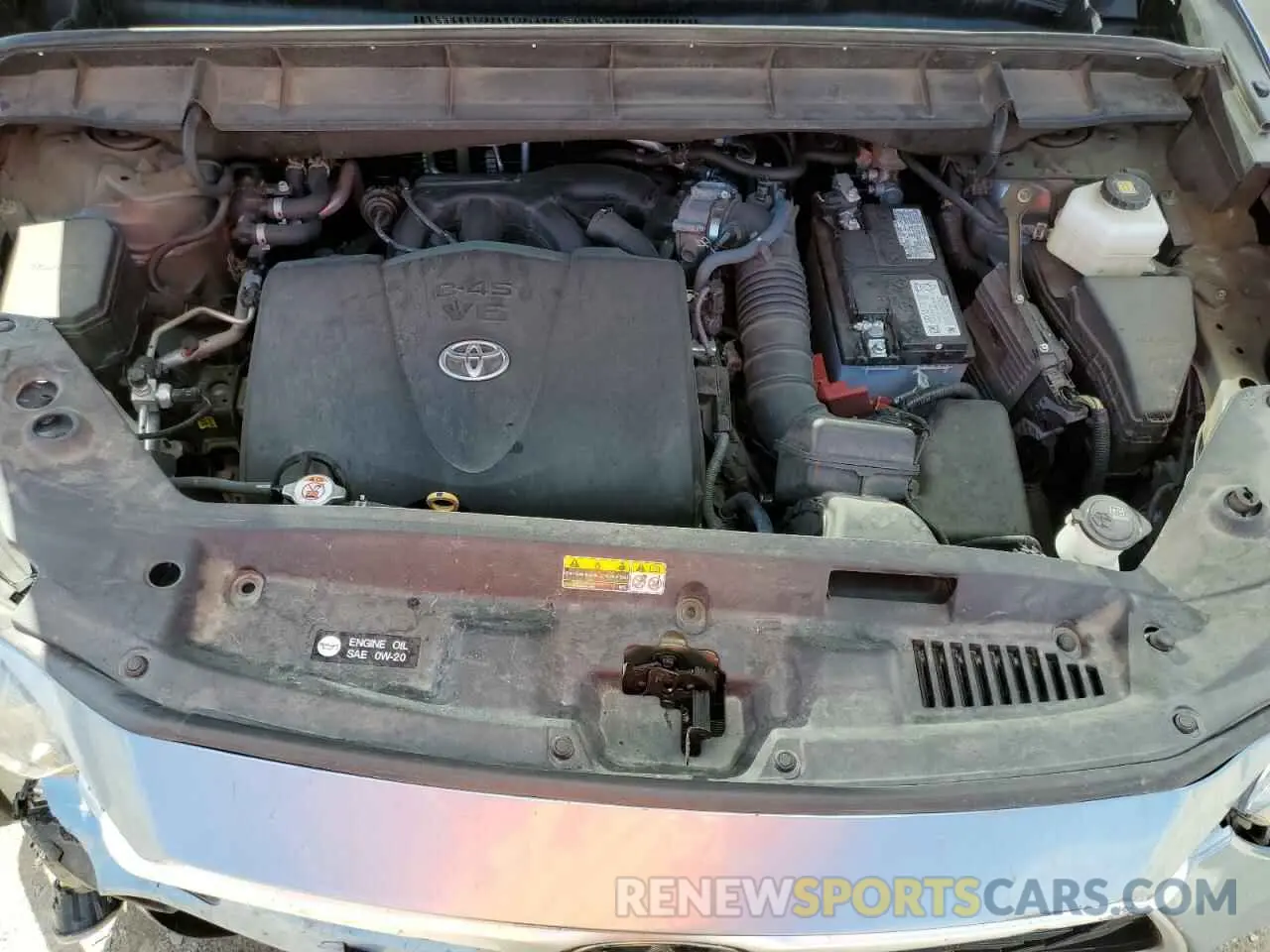 7 Фотография поврежденного автомобиля 5TDHZRBH7MS139190 TOYOTA HIGHLANDER 2021