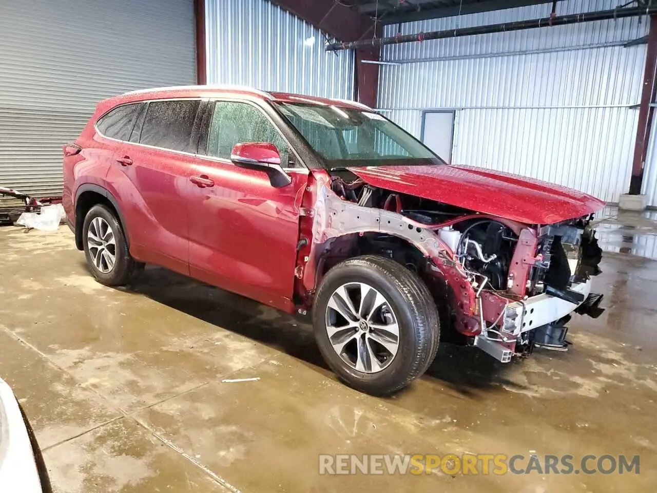 4 Фотография поврежденного автомобиля 5TDHZRBH7MS155440 TOYOTA HIGHLANDER 2021