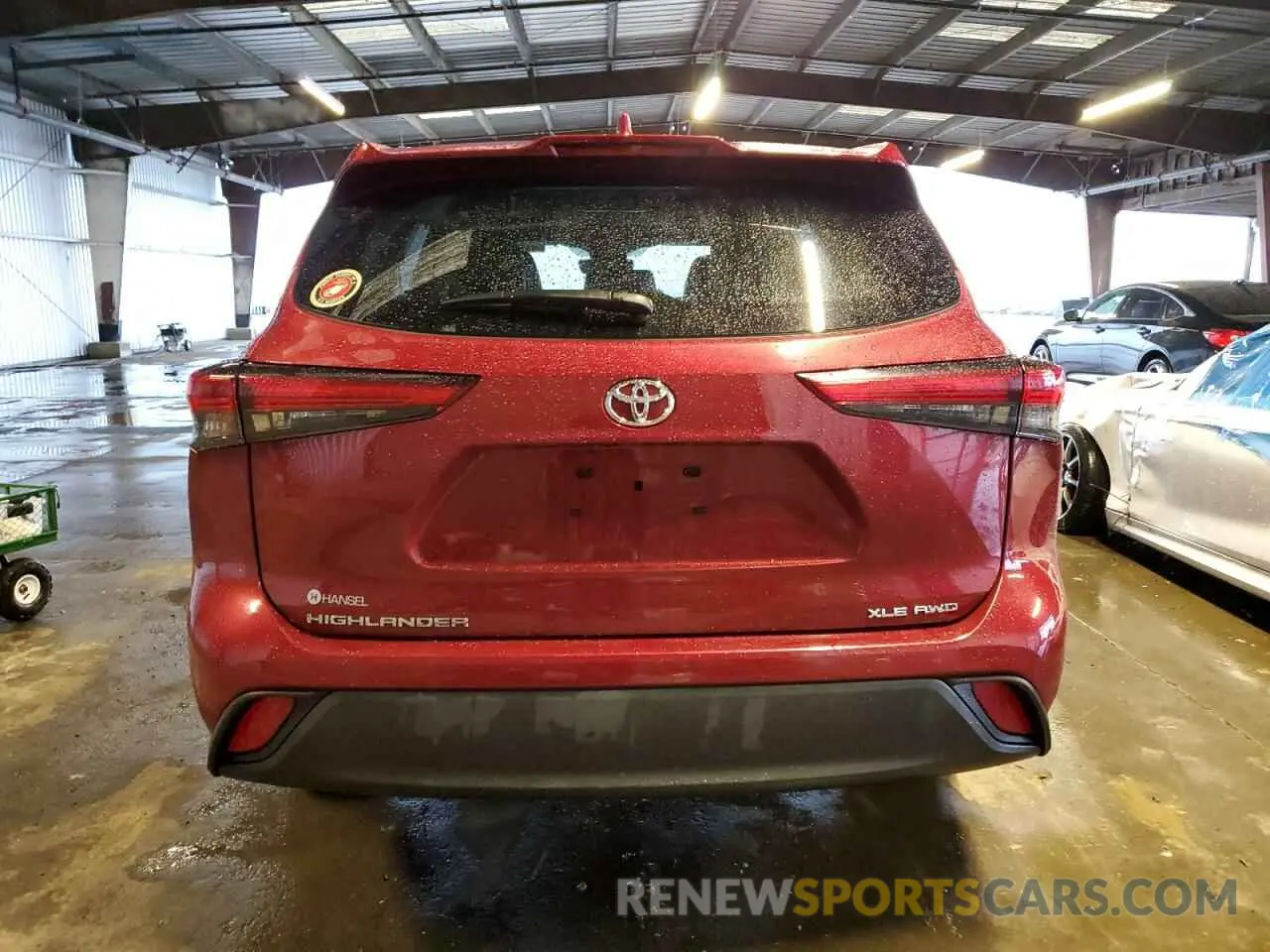 6 Фотография поврежденного автомобиля 5TDHZRBH7MS155440 TOYOTA HIGHLANDER 2021