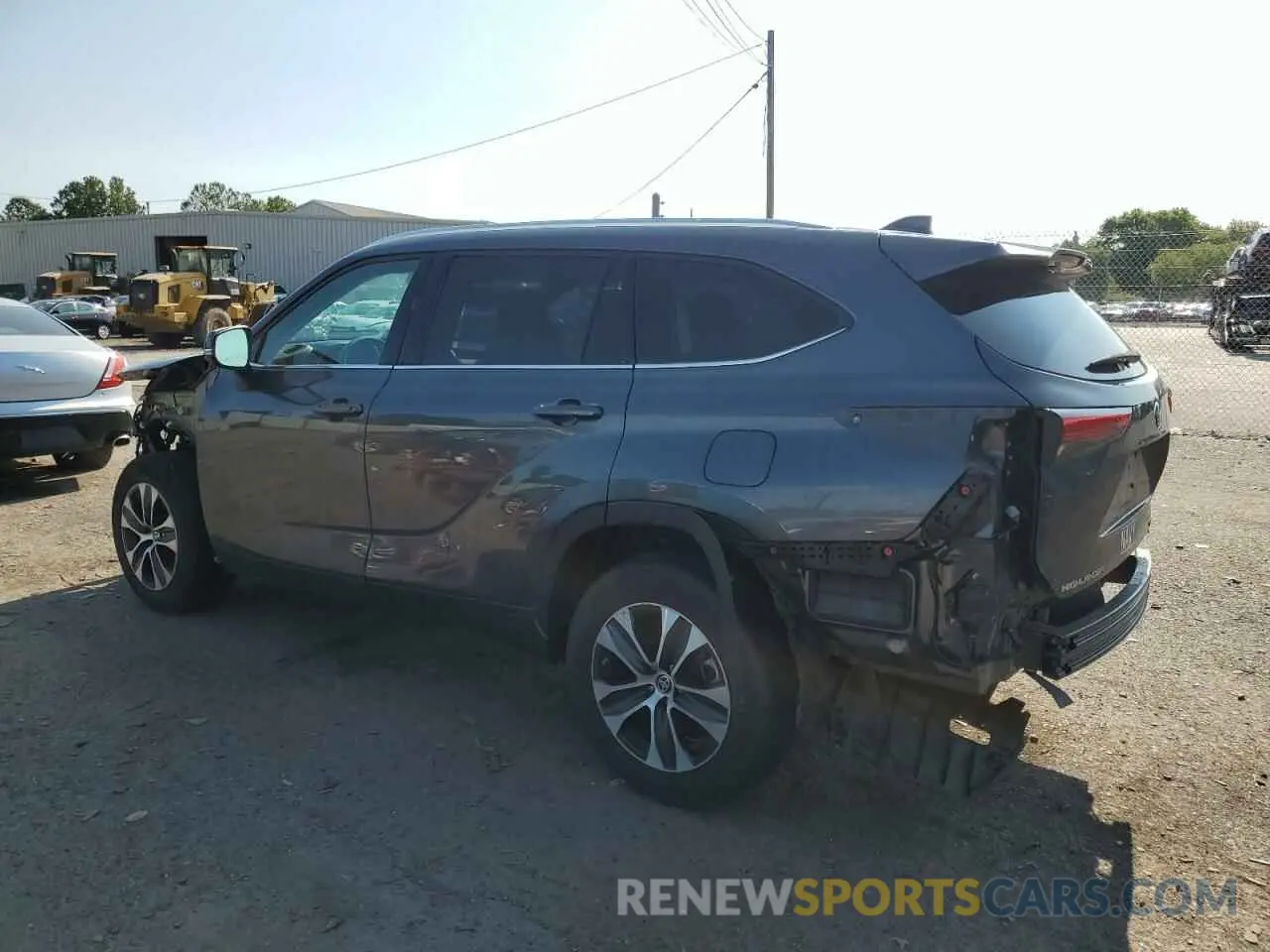 2 Фотография поврежденного автомобиля 5TDHZRBH8MS062698 TOYOTA HIGHLANDER 2021