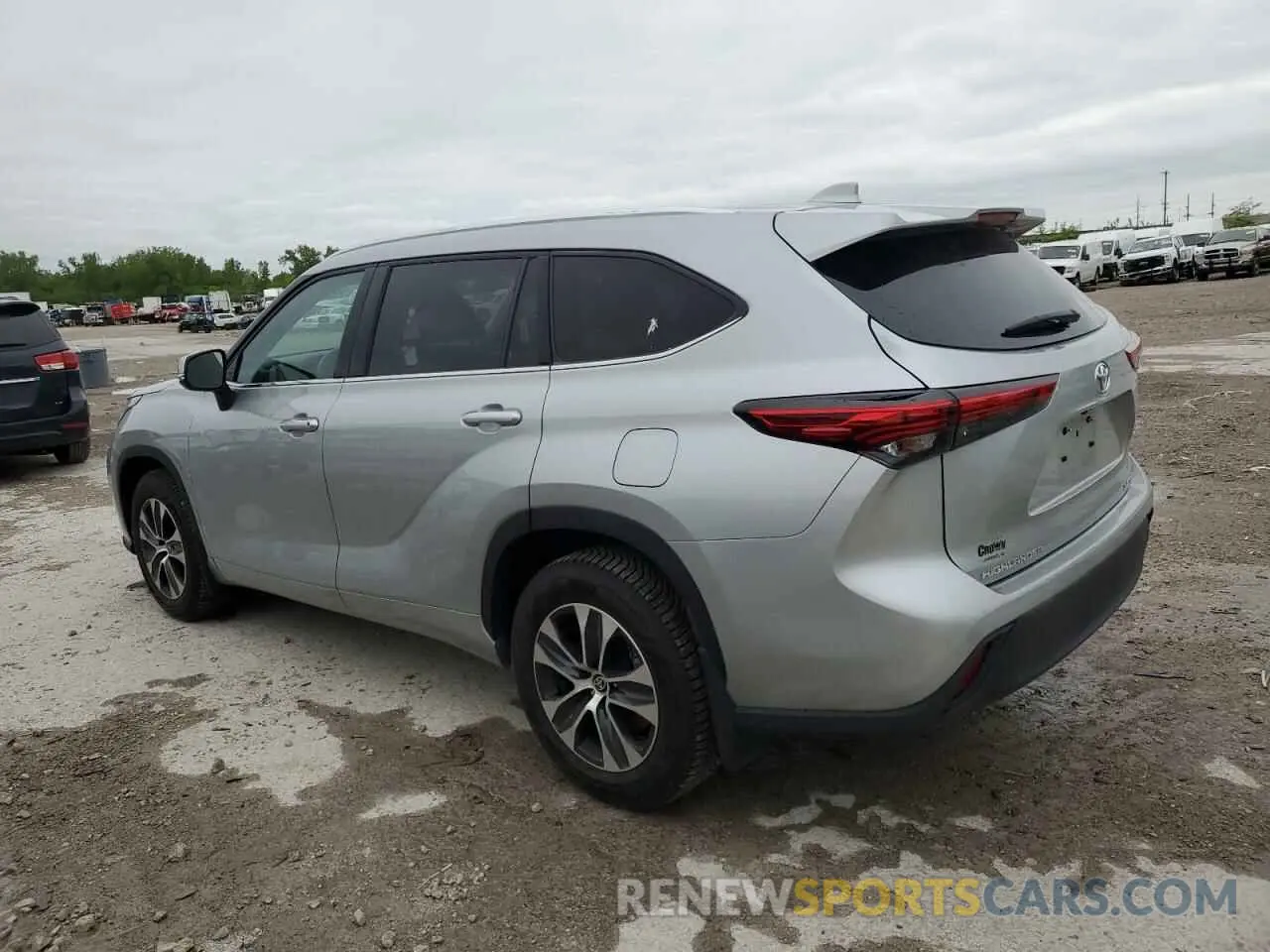 2 Фотография поврежденного автомобиля 5TDHZRBH8MS535368 TOYOTA HIGHLANDER 2021
