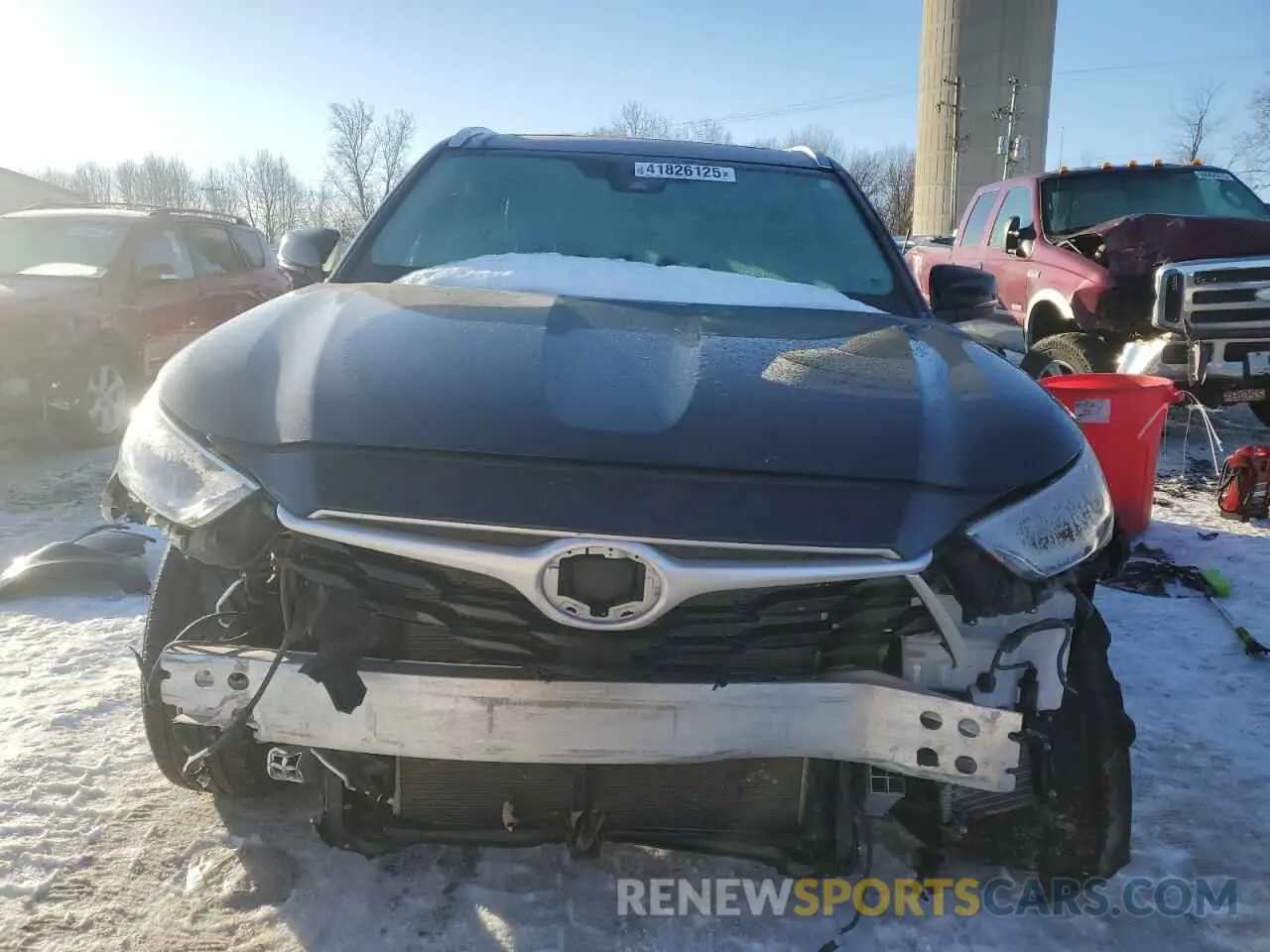5 Фотография поврежденного автомобиля 5TDHZRBH9MS155276 TOYOTA HIGHLANDER 2021