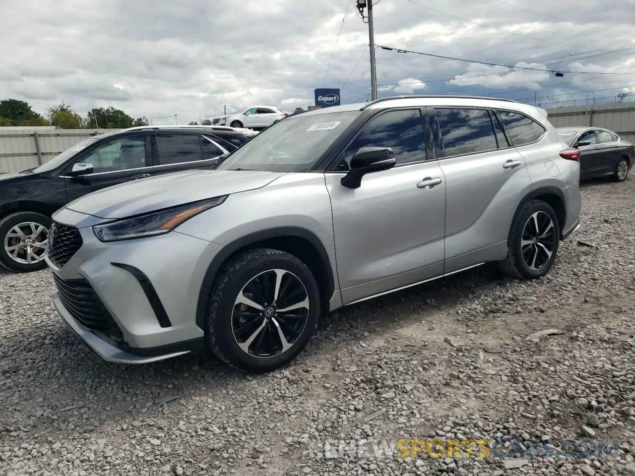 1 Photograph of a damaged car 5TDJZRAH2MS046399 TOYOTA HIGHLANDER 2021