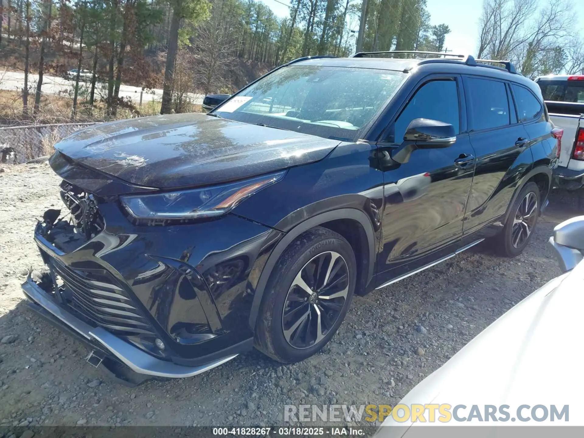 2 Фотография поврежденного автомобиля 5TDJZRAH7MS031865 TOYOTA HIGHLANDER 2021