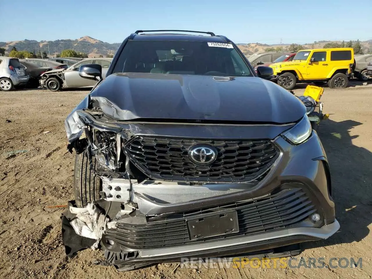 5 Photograph of a damaged car 5TDJZRAH8MS036945 TOYOTA HIGHLANDER 2021
