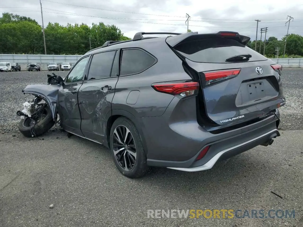 2 Photograph of a damaged car 5TDJZRBH0MS104704 TOYOTA HIGHLANDER 2021