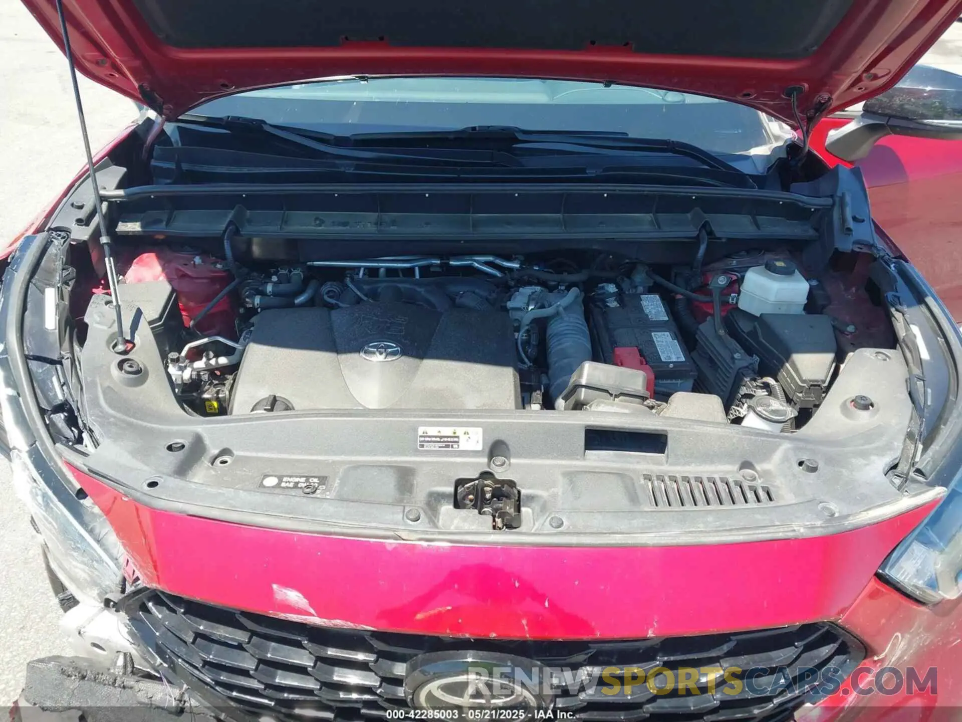 10 Фотография поврежденного автомобиля 5TDJZRBH0MS129571 TOYOTA HIGHLANDER 2021