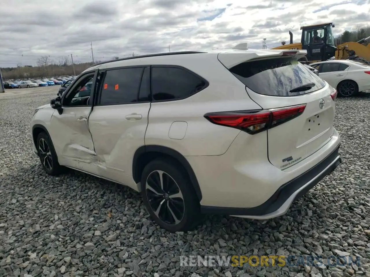 2 Фотография поврежденного автомобиля 5TDJZRBH1MS100404 TOYOTA HIGHLANDER 2021