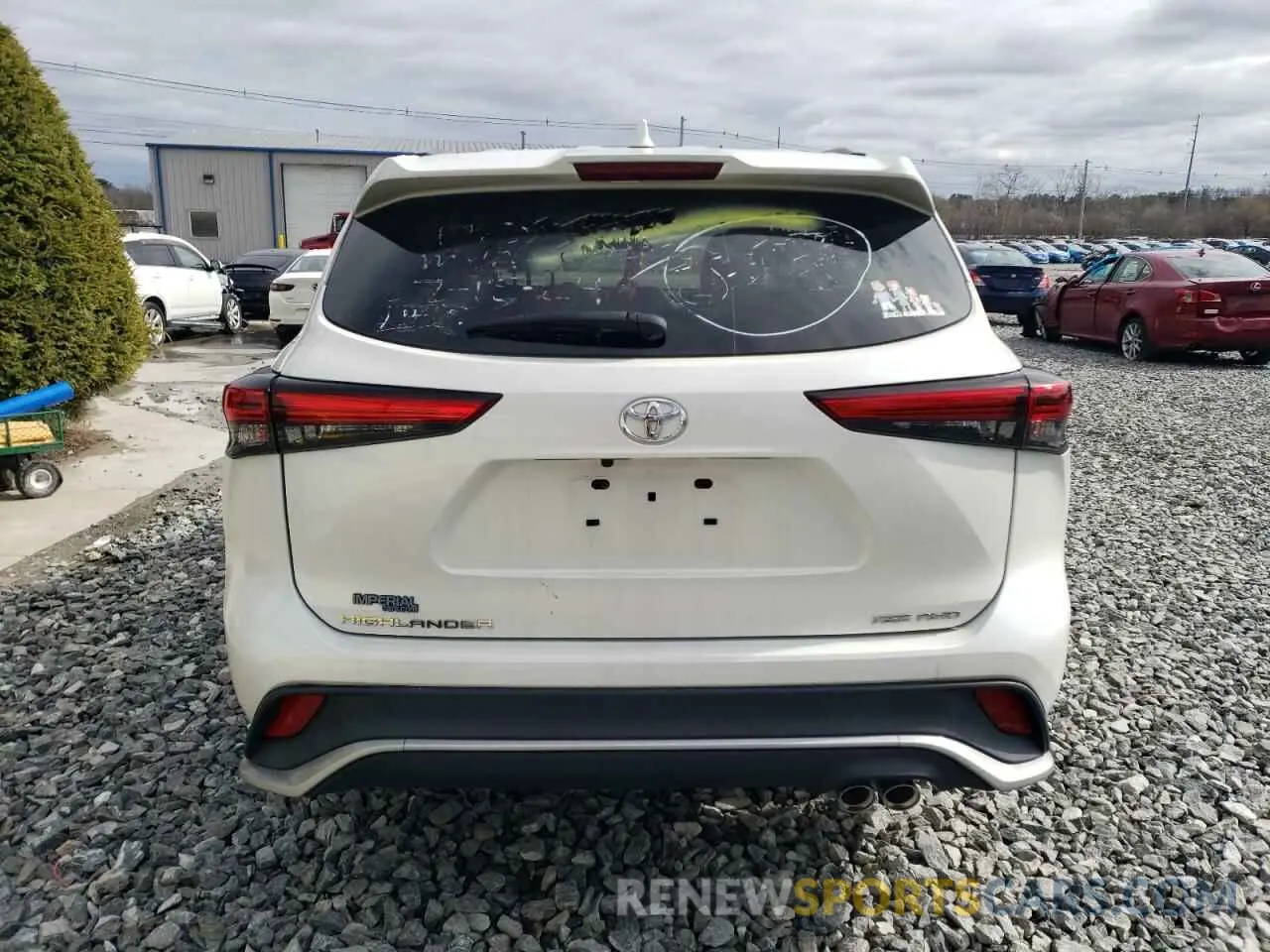 6 Фотография поврежденного автомобиля 5TDJZRBH1MS100404 TOYOTA HIGHLANDER 2021