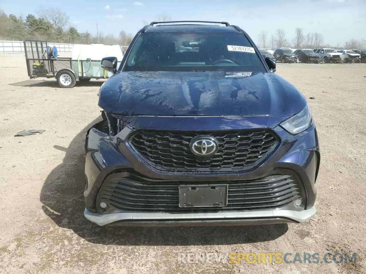5 Photograph of a damaged car 5TDJZRBH2MS110245 TOYOTA HIGHLANDER 2021
