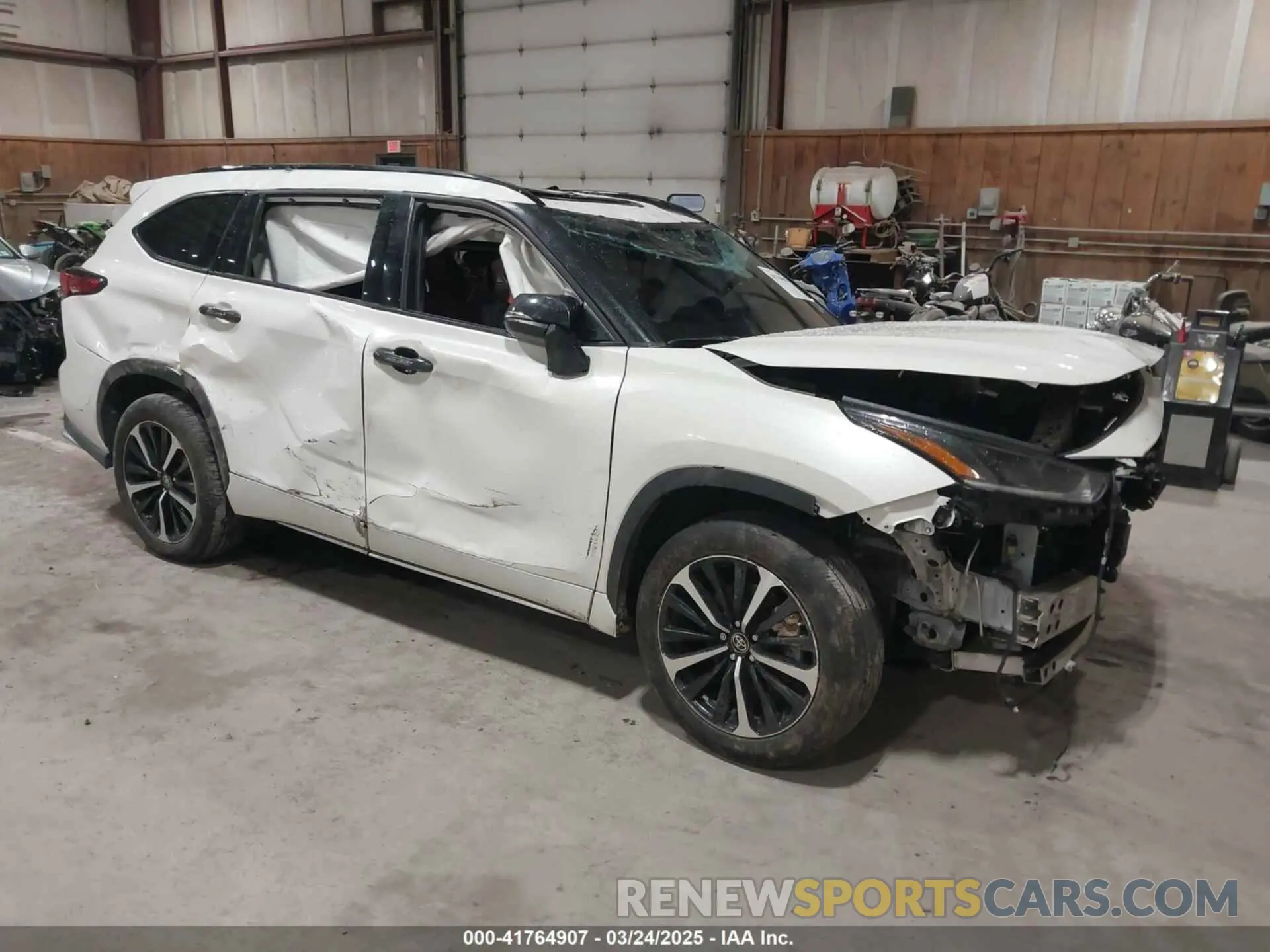 1 Фотография поврежденного автомобиля 5TDJZRBH3MS096534 TOYOTA HIGHLANDER 2021