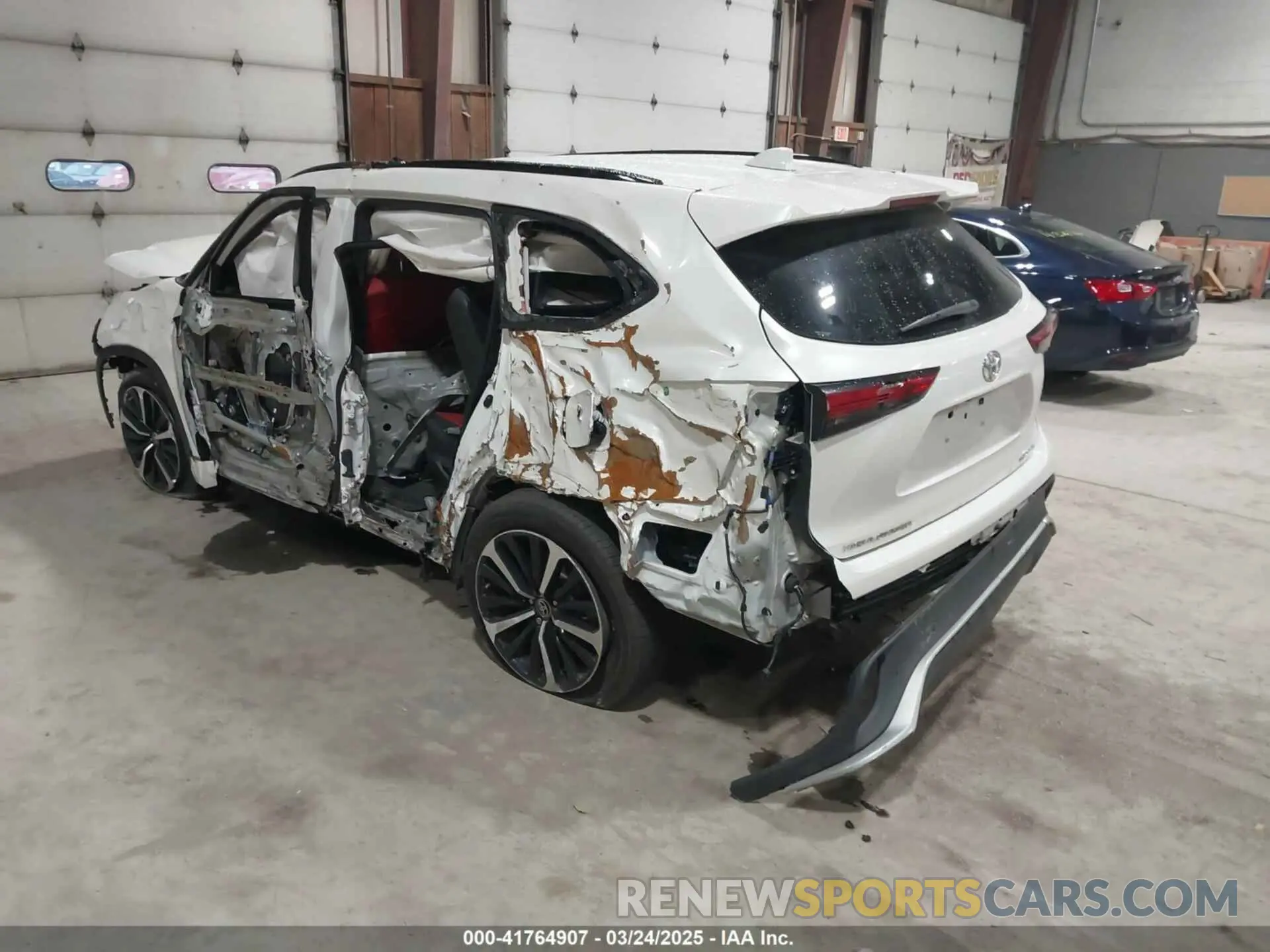 3 Фотография поврежденного автомобиля 5TDJZRBH3MS096534 TOYOTA HIGHLANDER 2021