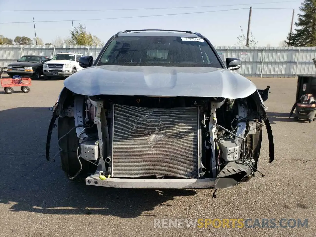 5 Фотография поврежденного автомобиля 5TDJZRBH4MS059458 TOYOTA HIGHLANDER 2021