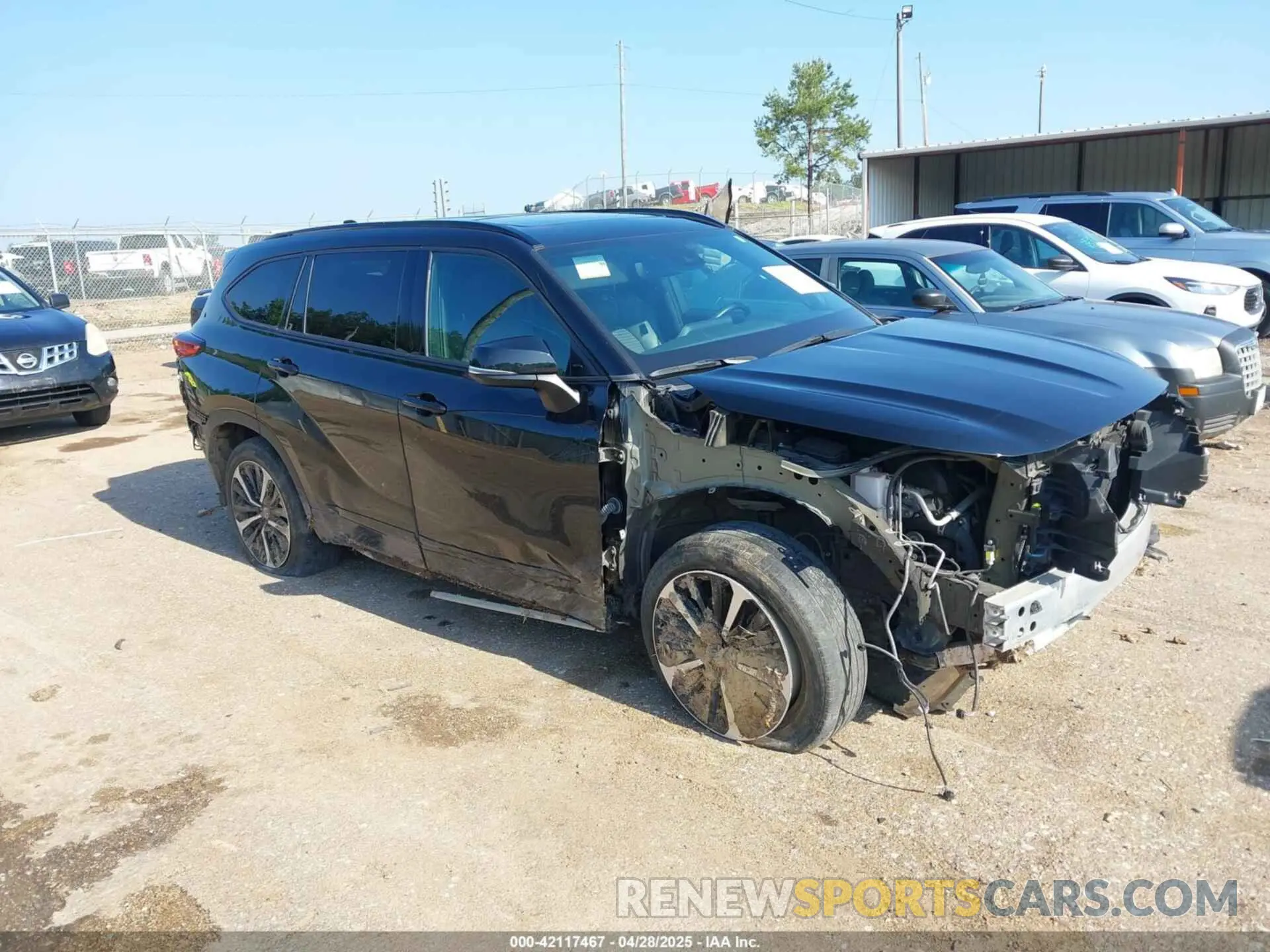 1 Фотография поврежденного автомобиля 5TDJZRBH4MS070542 TOYOTA HIGHLANDER 2021