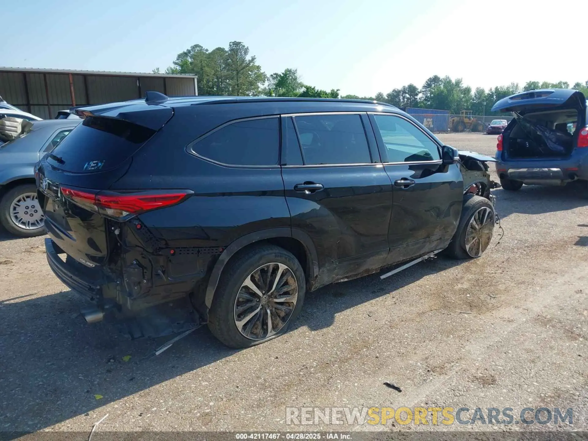 4 Фотография поврежденного автомобиля 5TDJZRBH4MS070542 TOYOTA HIGHLANDER 2021