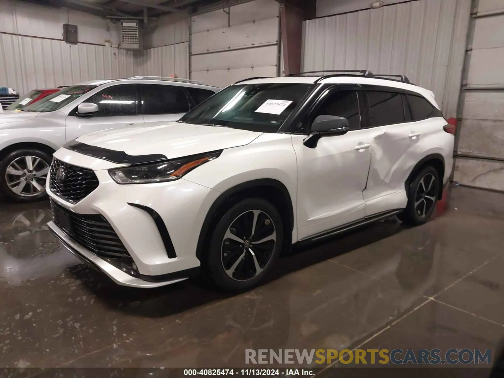 2 Photograph of a damaged car 5TDJZRBH5MS060828 TOYOTA HIGHLANDER 2021