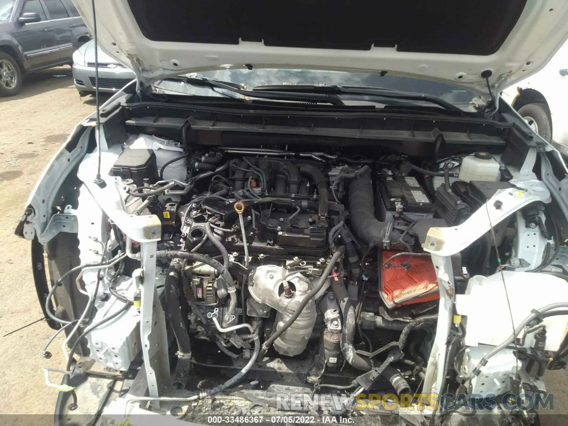 10 Фотография поврежденного автомобиля 5TDJZRBH5MS069108 TOYOTA HIGHLANDER 2021