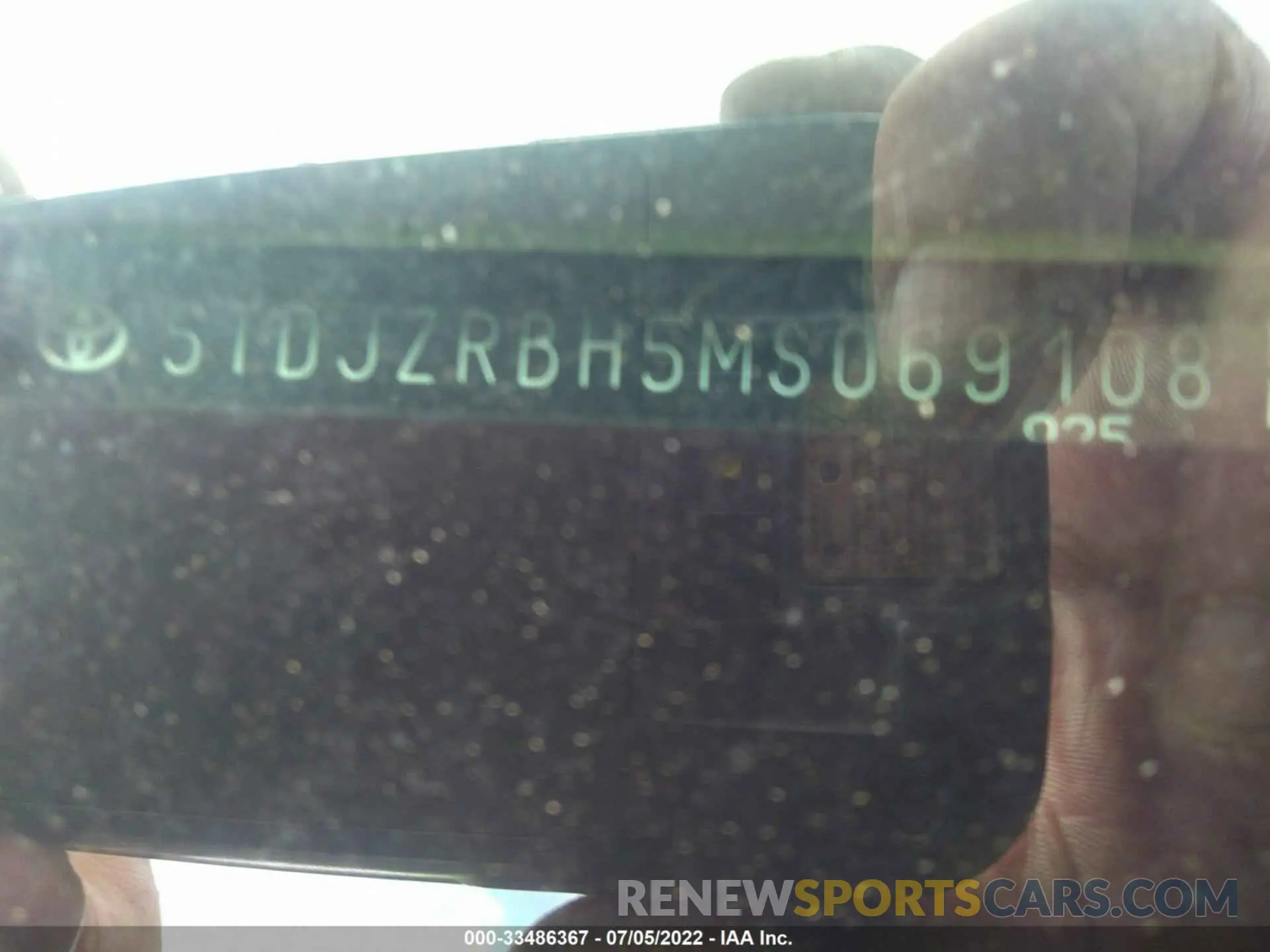 9 Фотография поврежденного автомобиля 5TDJZRBH5MS069108 TOYOTA HIGHLANDER 2021