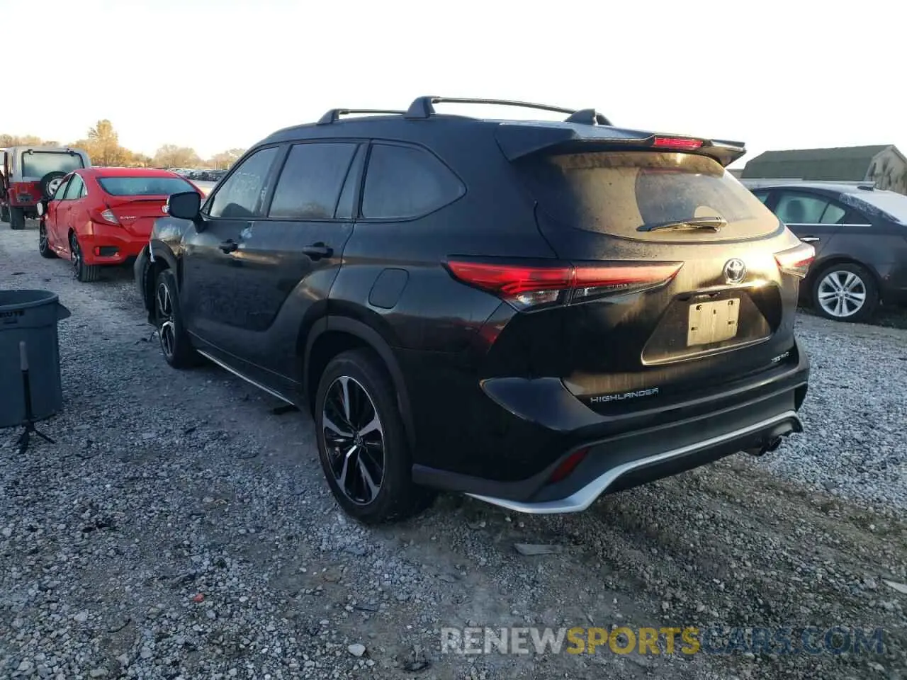 3 Photograph of a damaged car 5TDJZRBH5MS078200 TOYOTA HIGHLANDER 2021