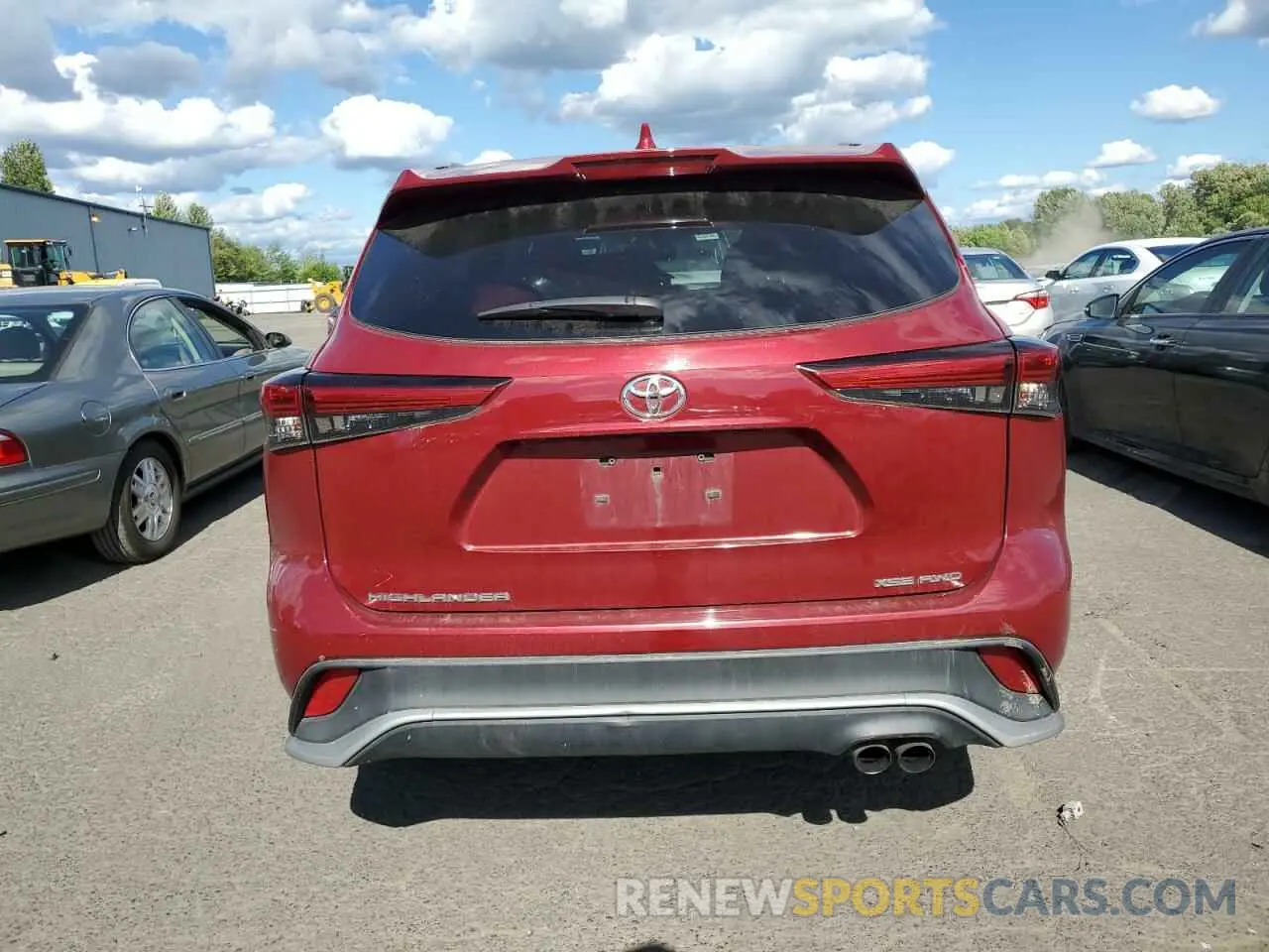 6 Фотография поврежденного автомобиля 5TDJZRBH5MS142879 TOYOTA HIGHLANDER 2021