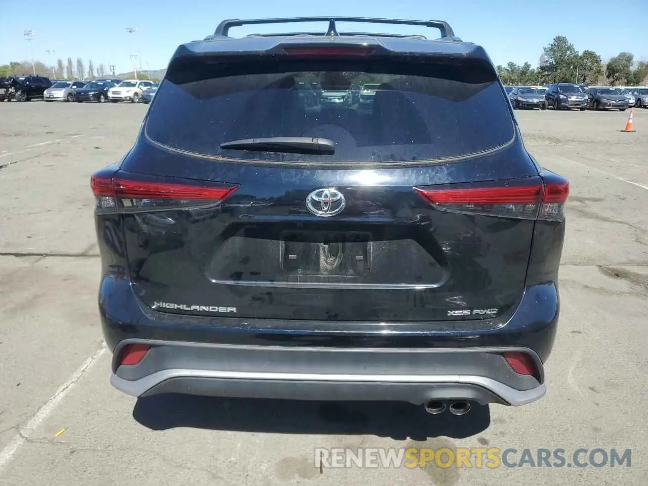 6 Photograph of a damaged car 5TDJZRBH6MS147153 TOYOTA HIGHLANDER 2021