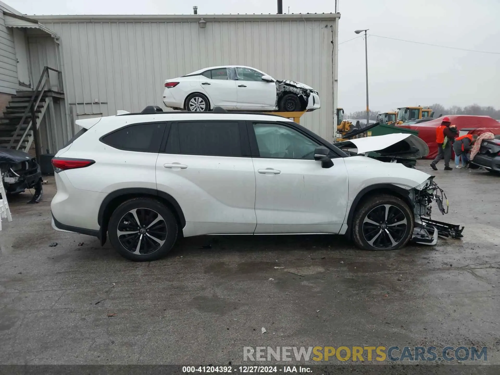 14 Фотография поврежденного автомобиля 5TDJZRBH7MS119880 TOYOTA HIGHLANDER 2021