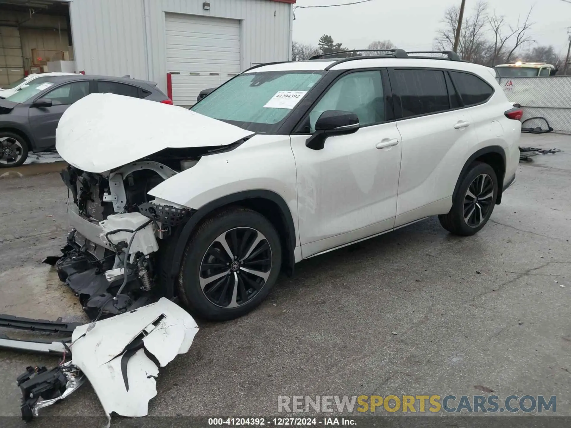 2 Фотография поврежденного автомобиля 5TDJZRBH7MS119880 TOYOTA HIGHLANDER 2021