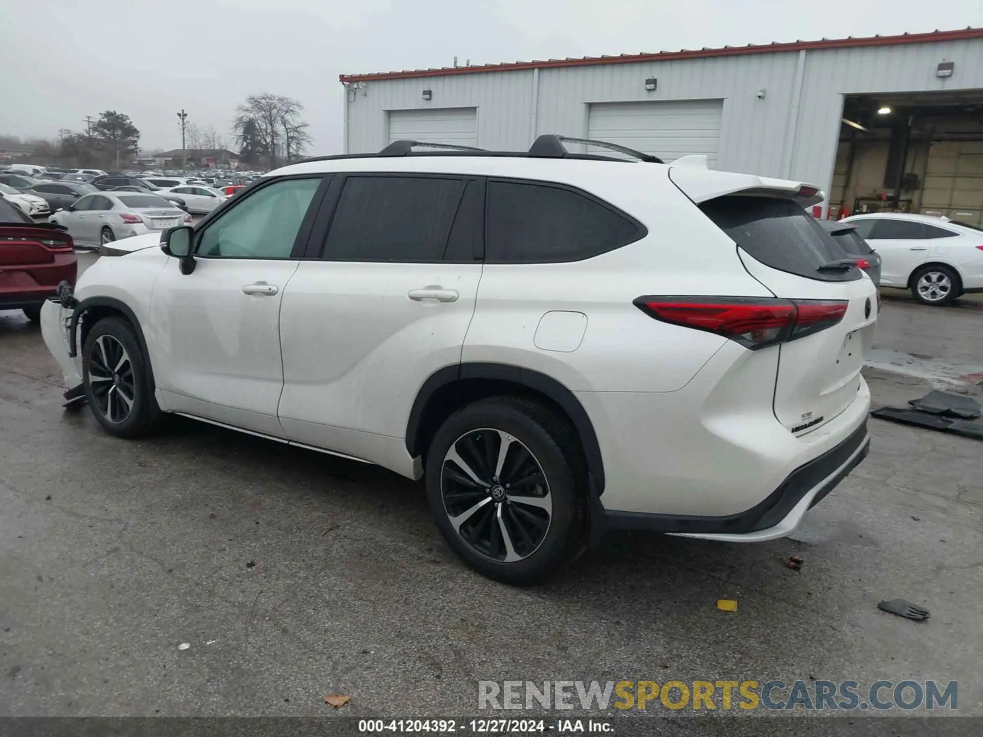 3 Фотография поврежденного автомобиля 5TDJZRBH7MS119880 TOYOTA HIGHLANDER 2021