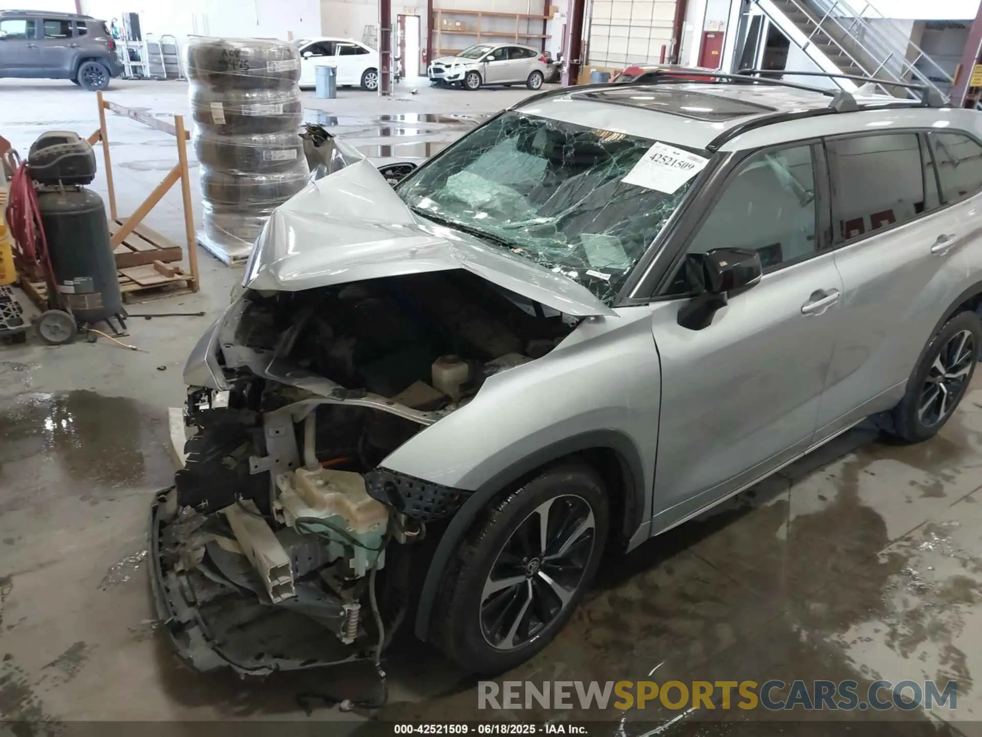21 Фотография поврежденного автомобиля 5TDJZRBH8MS072794 TOYOTA HIGHLANDER 2021
