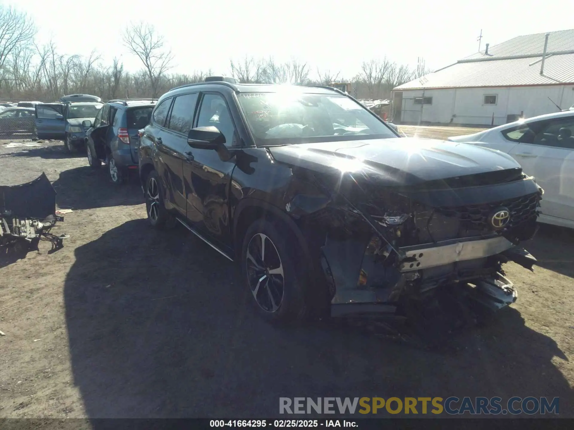 1 Photograph of a damaged car 5TDJZRBHXMS148998 TOYOTA HIGHLANDER 2021