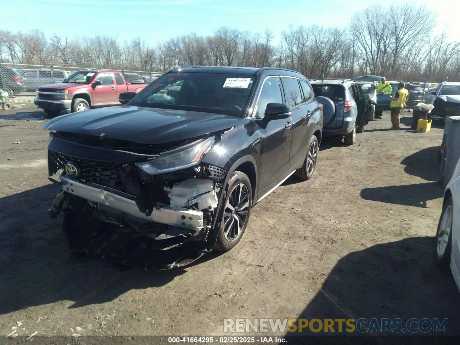 2 Photograph of a damaged car 5TDJZRBHXMS148998 TOYOTA HIGHLANDER 2021