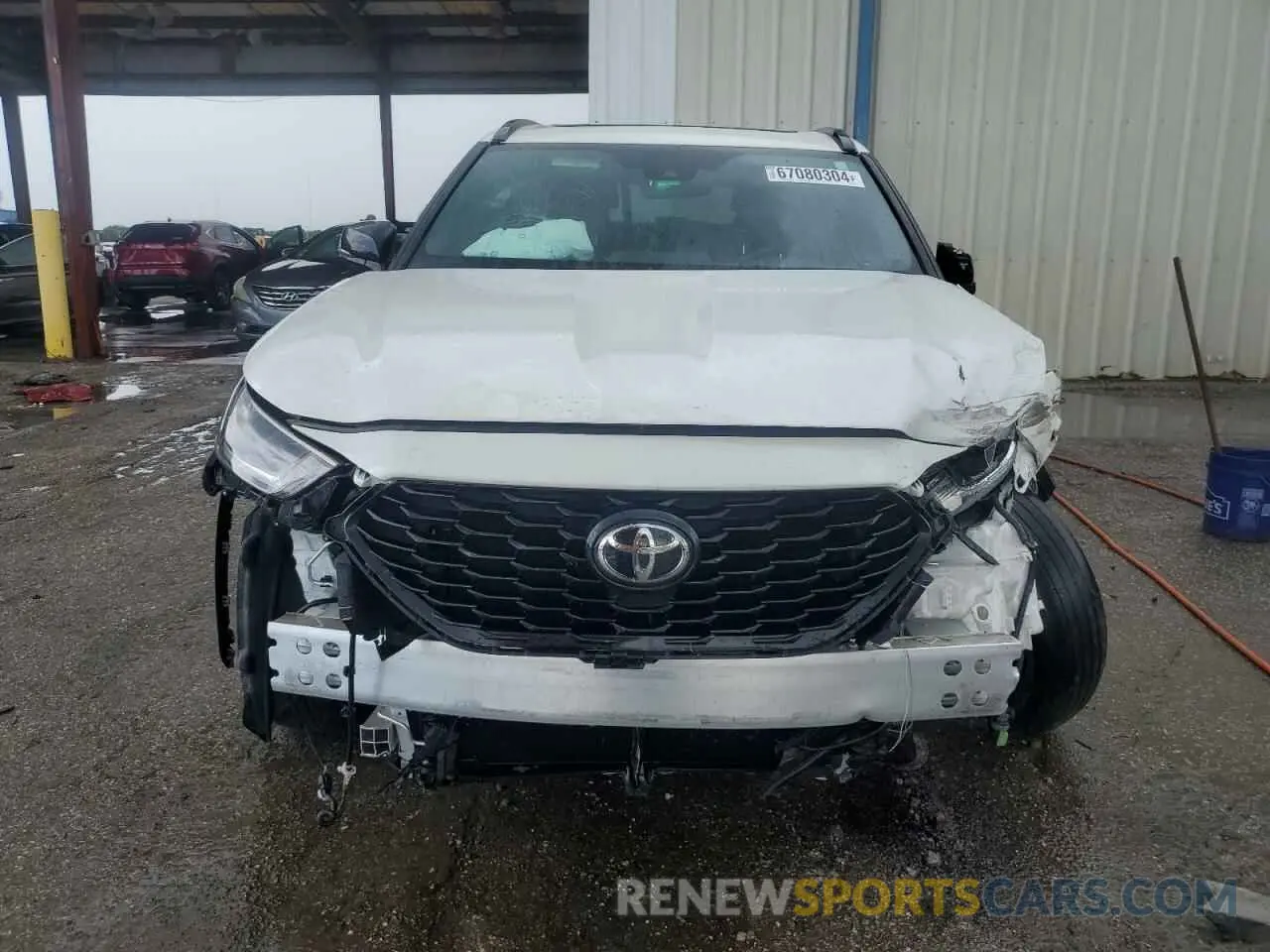 5 Photograph of a damaged car 5TDLZRAH3MS055332 TOYOTA HIGHLANDER 2021