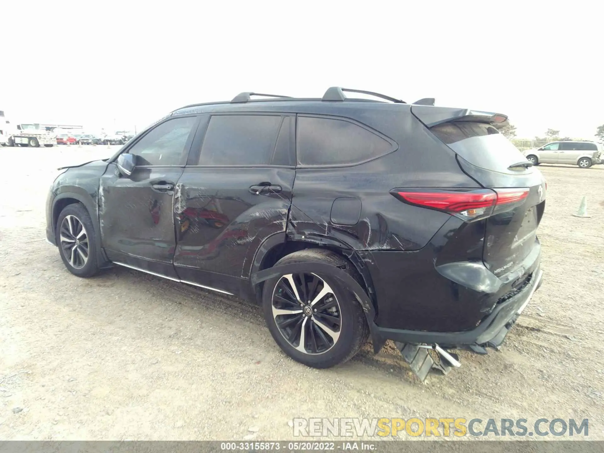 3 Photograph of a damaged car 5TDLZRAH3MS067061 TOYOTA HIGHLANDER 2021