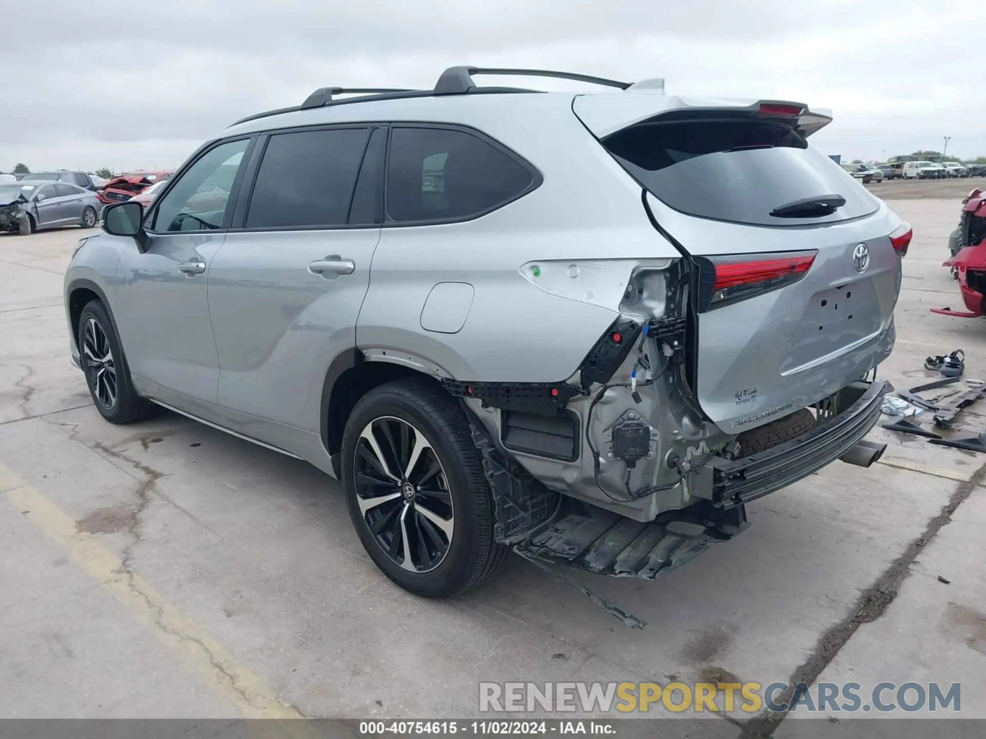 3 Фотография поврежденного автомобиля 5TDLZRAH5MS087411 TOYOTA HIGHLANDER 2021