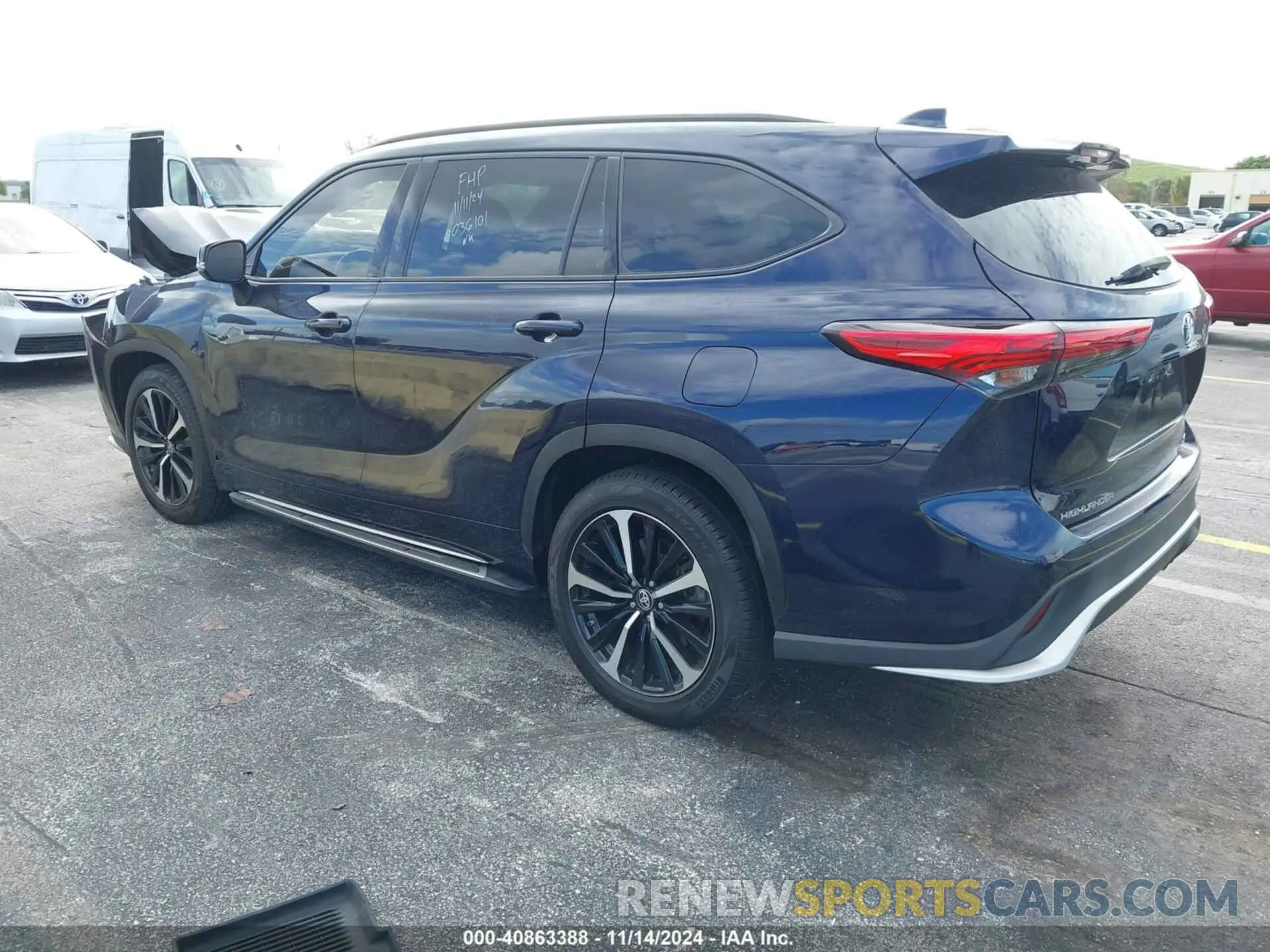 3 Фотография поврежденного автомобиля 5TDLZRAHXMS036101 TOYOTA HIGHLANDER 2021